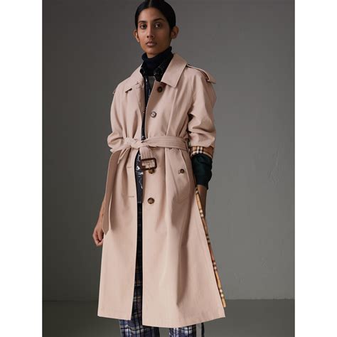 burberry pink apricot trench coat|Burberry pleated trench coat.